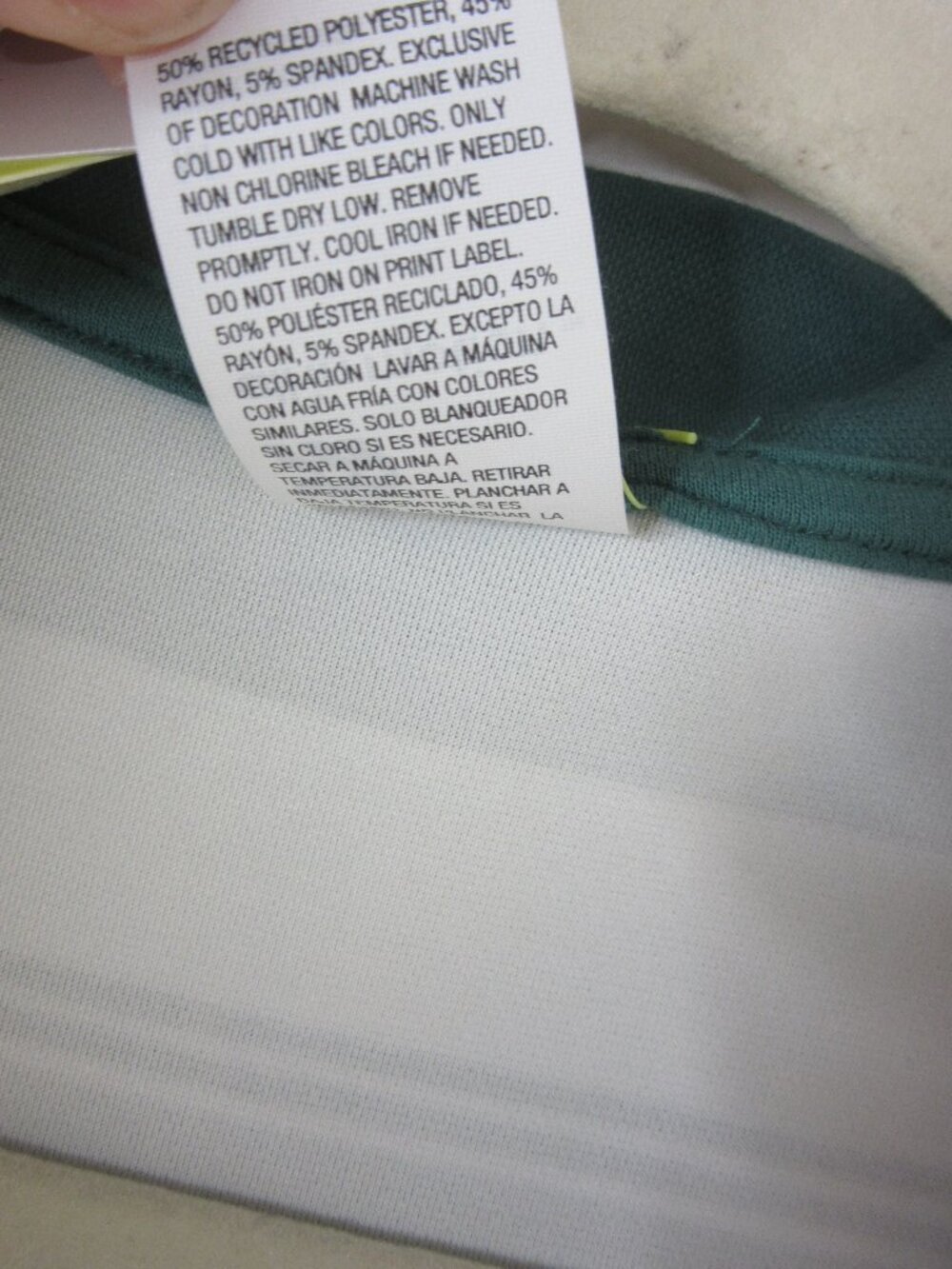 All in Motion Dress Activewear Polo Tennis Green Stripes Size Medium NWT - Picture 7 of 9